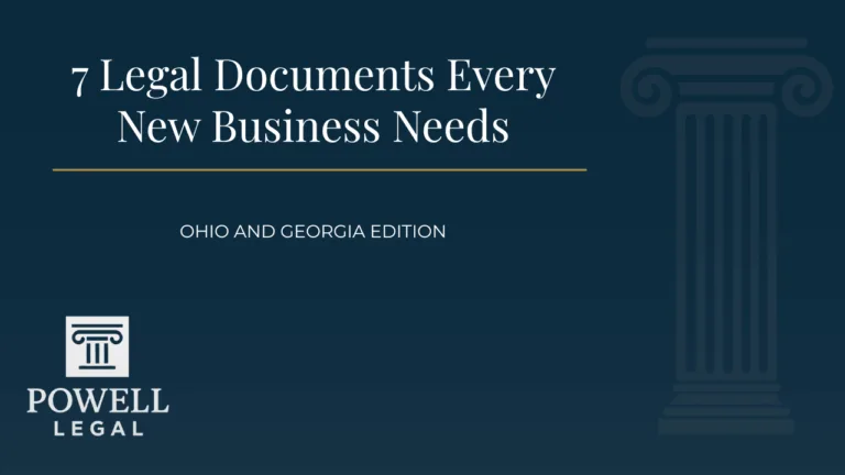 Featured image for the article ‘7 Legal Documents Every New Business Needs